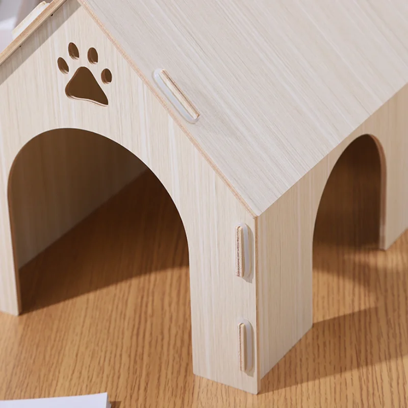 ドラゴンキャット木製ネストハウス、魔王リスデザイン、モルモッ - Woodworking Rabbet のレビューと価格