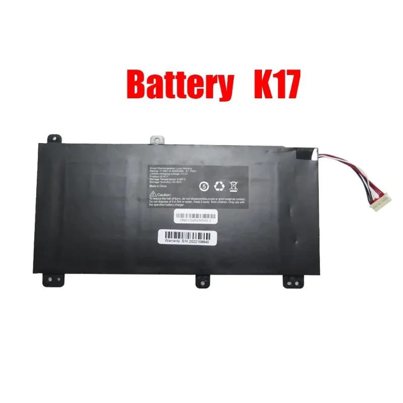 Replacement Laptop Battery K17 11.55V 57.75WH 10PIN 7Lines New