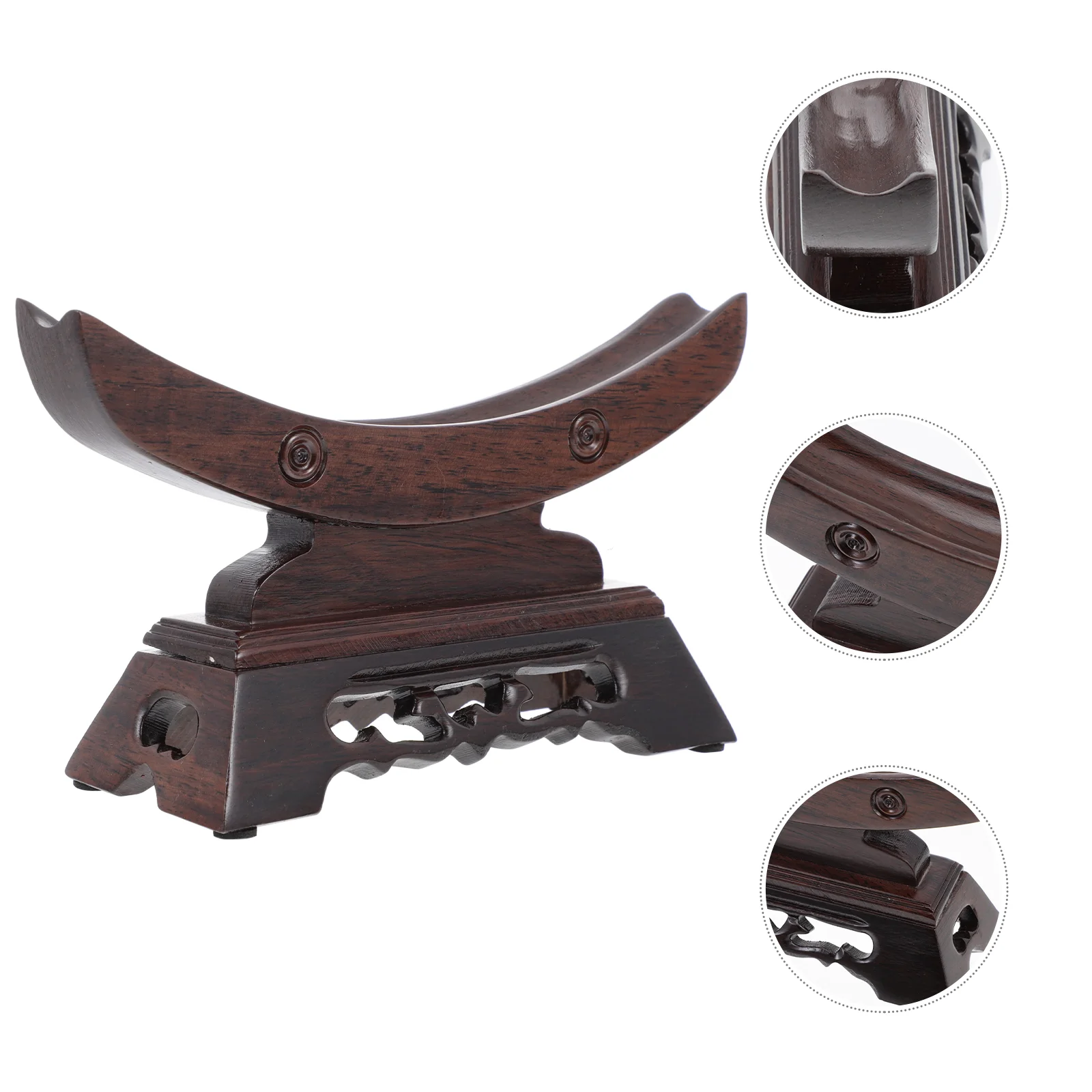 Ornaments Household Sword Bracket Desktop Holder Stand Decorative Wooden