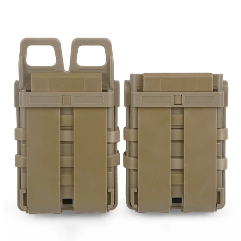 Tactical Fast Mag Release Magazine Pouch for 5.56 7.62 Glock M4 Magazine Accessory Case With Molle System Quick Pull Sleeve Box