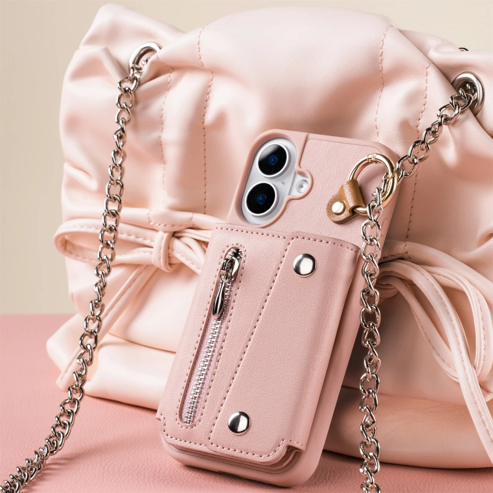 

Flip Card Holder Phone Case for iPhone 17 Pro Max Air 16 15 14 plus 13 12 Luxury Fashion Imitation Leather Wallet Slot Bag Cover