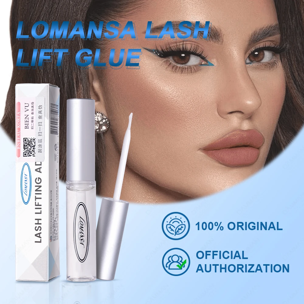 10Bottles 5ML Lomansa Glue For Eyelashes Lifting Perming Lift Eyelash Curling Adhesive Long Lasting Lashes Lift Curl Glue