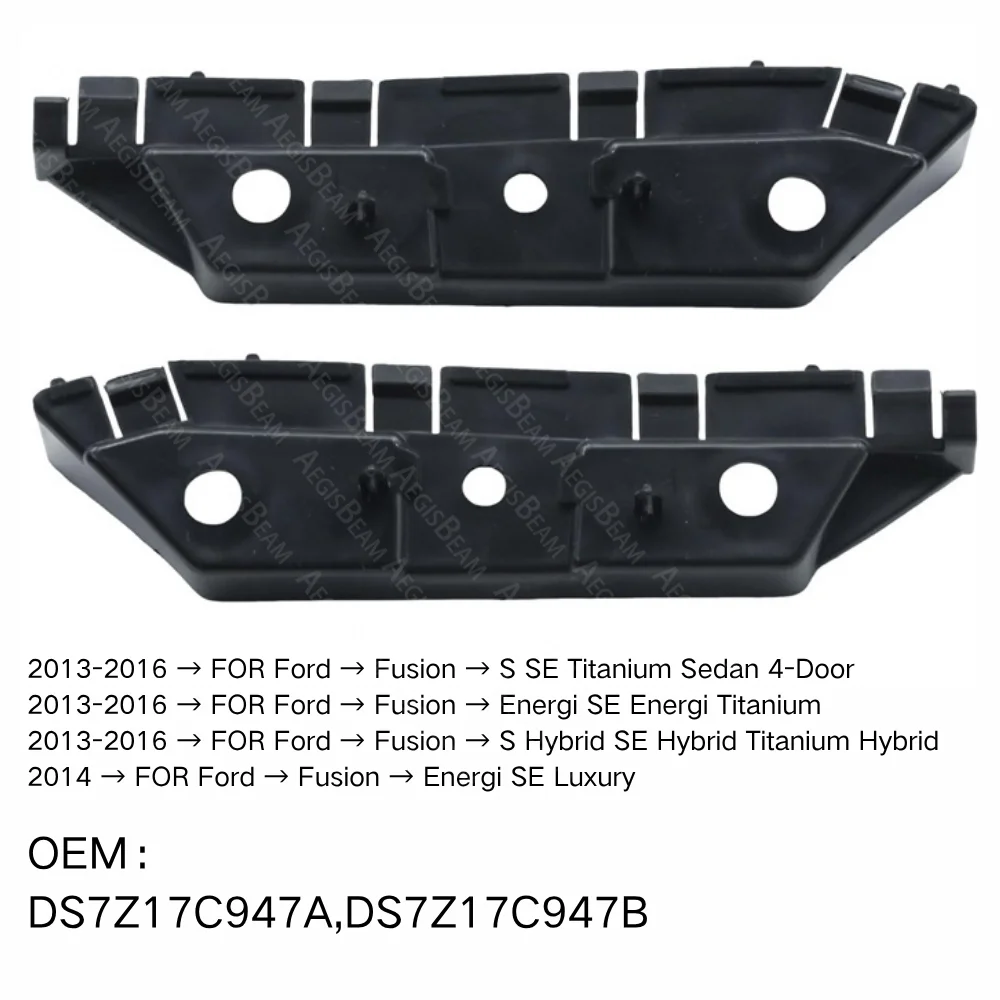 

Front Bumper Retainer Bracket Spacer Support FOR Ford Fusion S SE Energi SE Energi S SE Hybrid Titanium Sedan 4-Door DS7Z17C947A