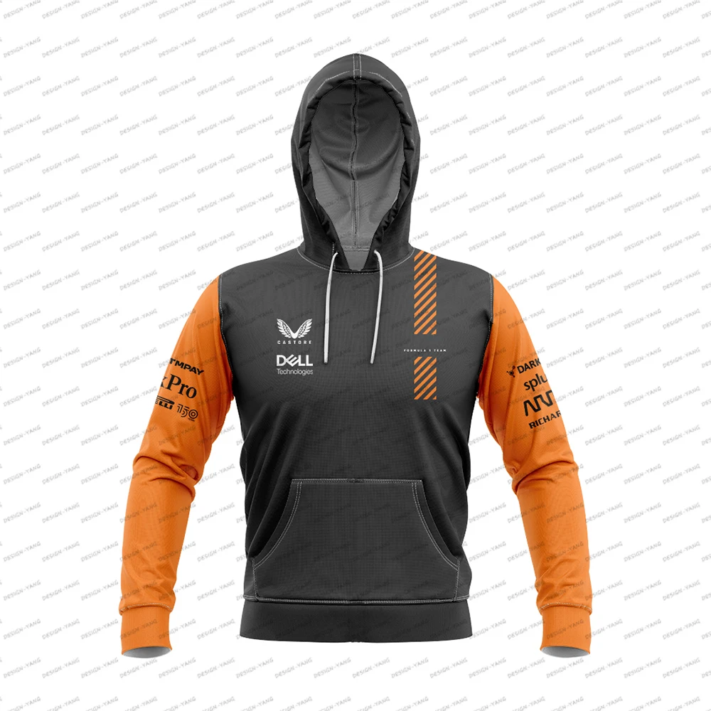 2024 New F1 Race Car Lando Norris Team Hoodie Outdoor Extreme Sports Racing Suit Men's Jacket Oversized Pullover 6XL