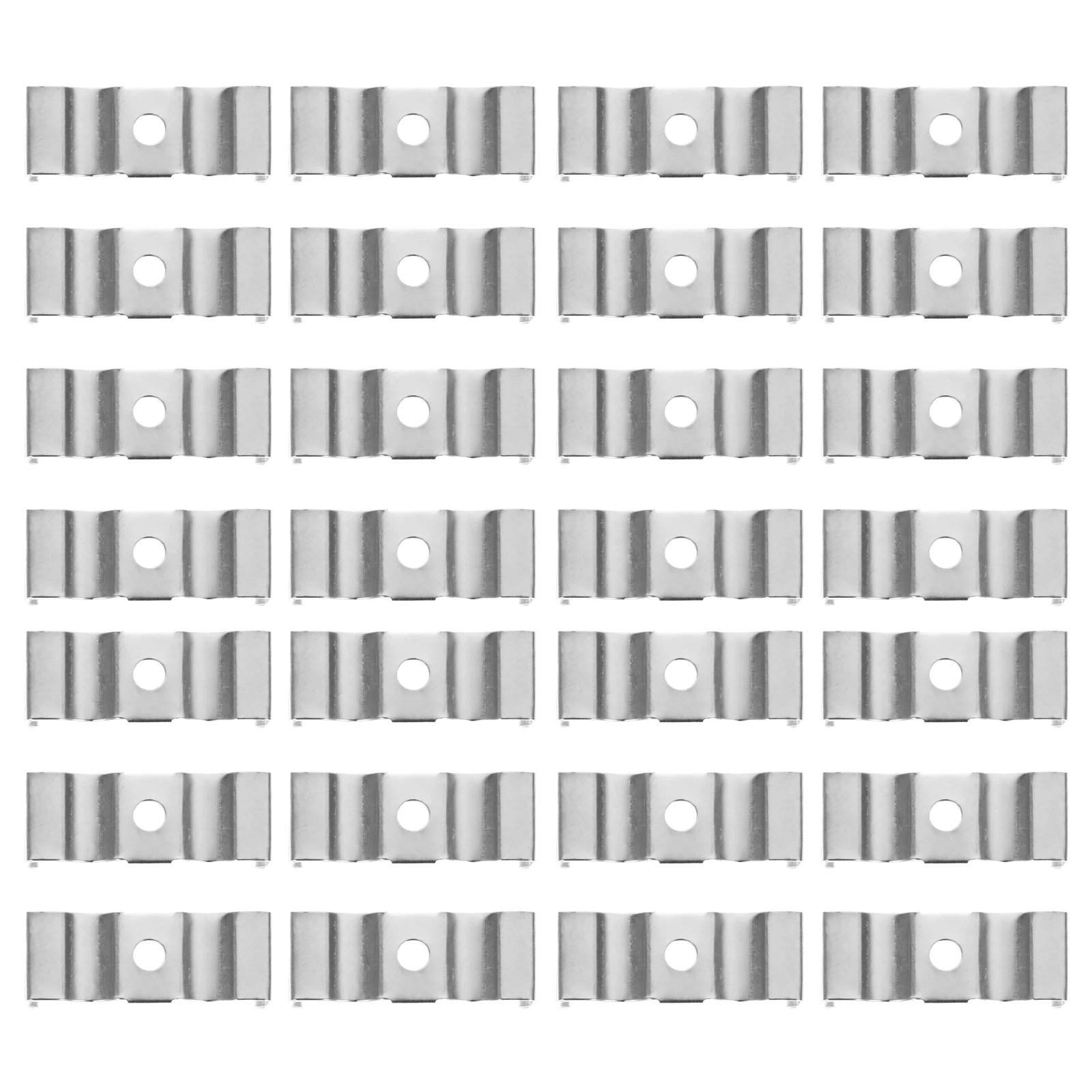 

100pcs LED Steel Light Tube Holders U Clips Brackets Tube Light Holder Easy Install Indoor Outdoor Lamp Accessories