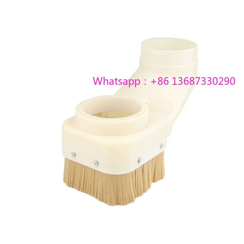 1PCS Woodworking carving machine spindle motor v-acuum hood, dust hood nylon pressure wheel dust removal