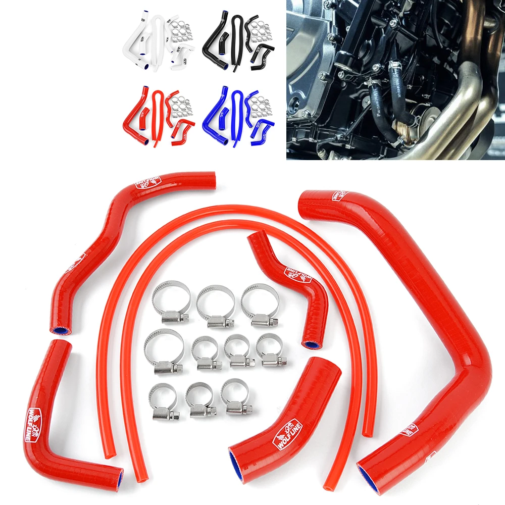 

For Suzuki GSX-8S 2023 2024 2025 Motorcycle Silicone Radiator Coolant Hose kit Water-cooled Pipes Tube