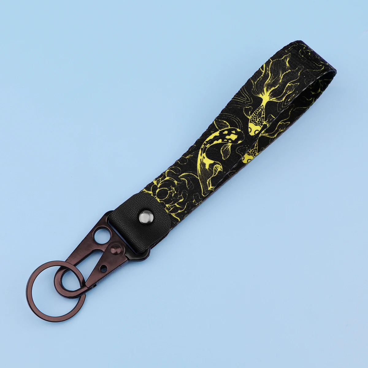 Good Luck Koi Fish Eagle Beak Keychain Lanyard