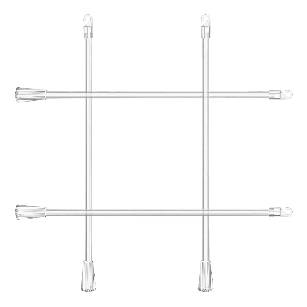 4 stücke Transparent Vorhang Zugstange Jalousien Zauberstab Grip Ersatz Reparatur Teil Vertikale Jalousie Opener Fenster Pole Haken