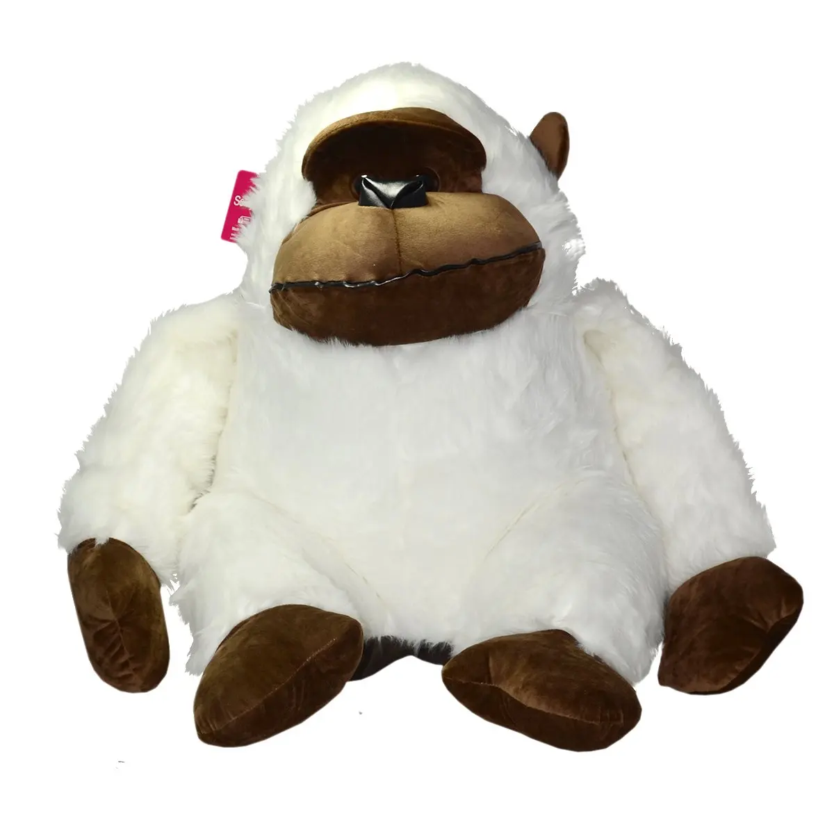 6878B long furry gorilla white 70 cm