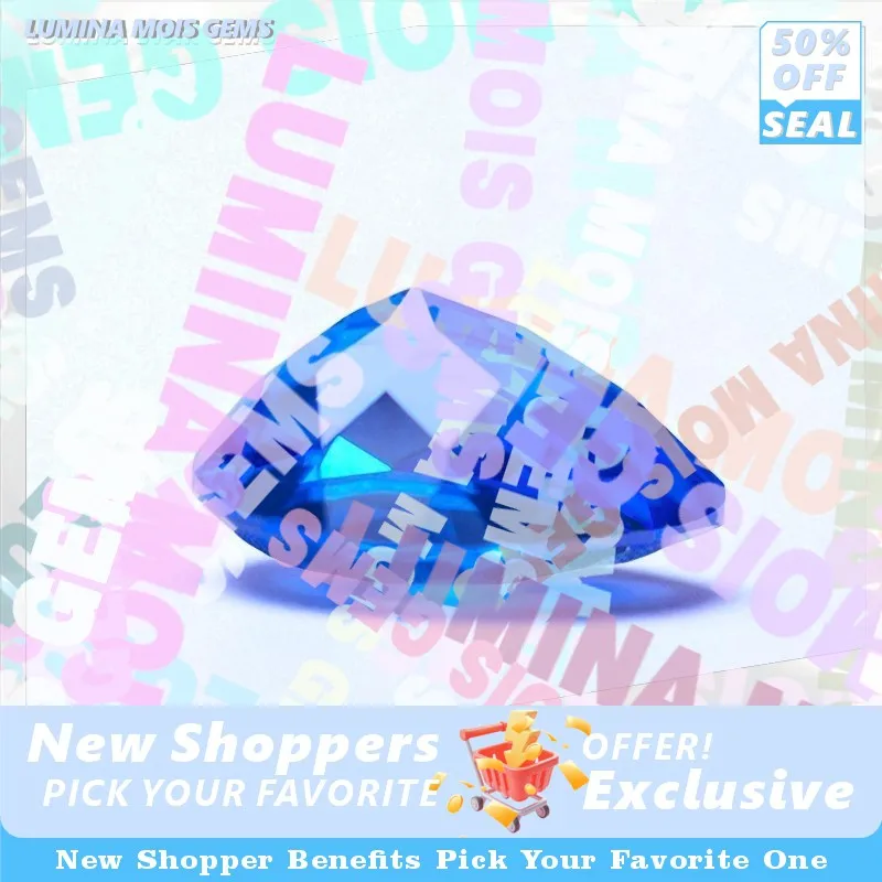 Lab Grown Cobalt Spinel Charms Bead for Diy Jewelry Making