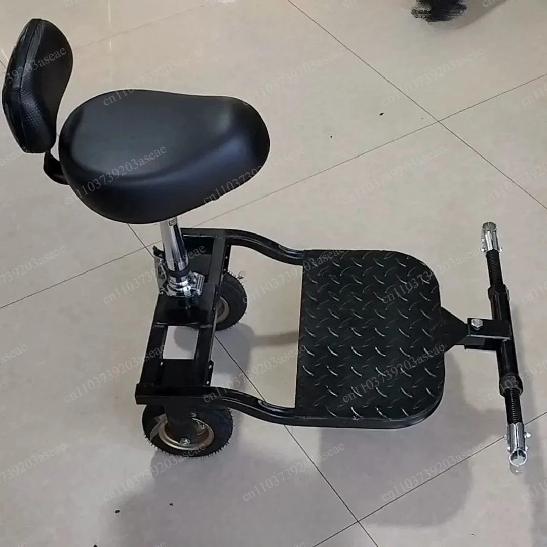 Wheelchair Trailer Connected To The Rear Seat Double Travel Electric Chair Rear Bucket Holder Folding Seat Shock Absorption