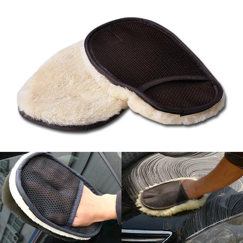 1Pc Soft Wool Car W… - image