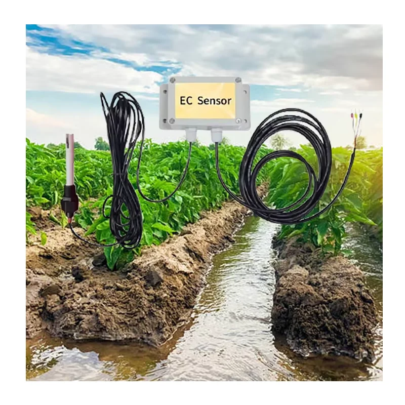 HIGH PRECISION CORROSION-RESISTANT 4-20MA RS485 WATER QUALITY EC SENSOR for MEASURE PORTABLE CONDUCTIVITY METER of HYDROPONICS