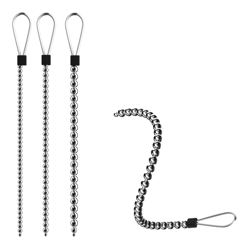 Penis Beads Urethral Dilators Sound Plug Horse Eye Sticks Insert Stimulation Stainless Steel Beads Male Masturbator Sex Toys view 2