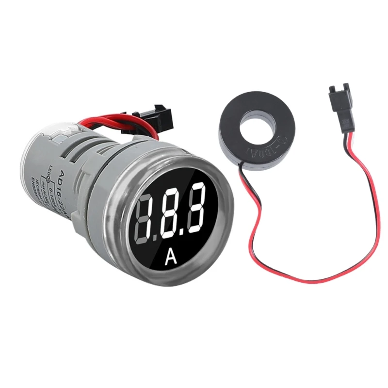 Hiện tại Máy Đo 0-100A Màn Hình Hiển Thị Điện Áp ĐÈN LED Kỹ Thuật Số Hiển Thị Vôn Kế Đồng Hồ Đo Điện Áp Màn Hình Tín Hiệu Đèn