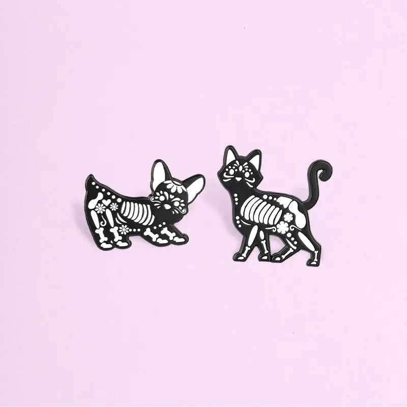 

Let's Go Parallel Play Enamel Pin Cute Cats Doing Their Own Thing Brooch Introvert Friendly Gift for Best Friends