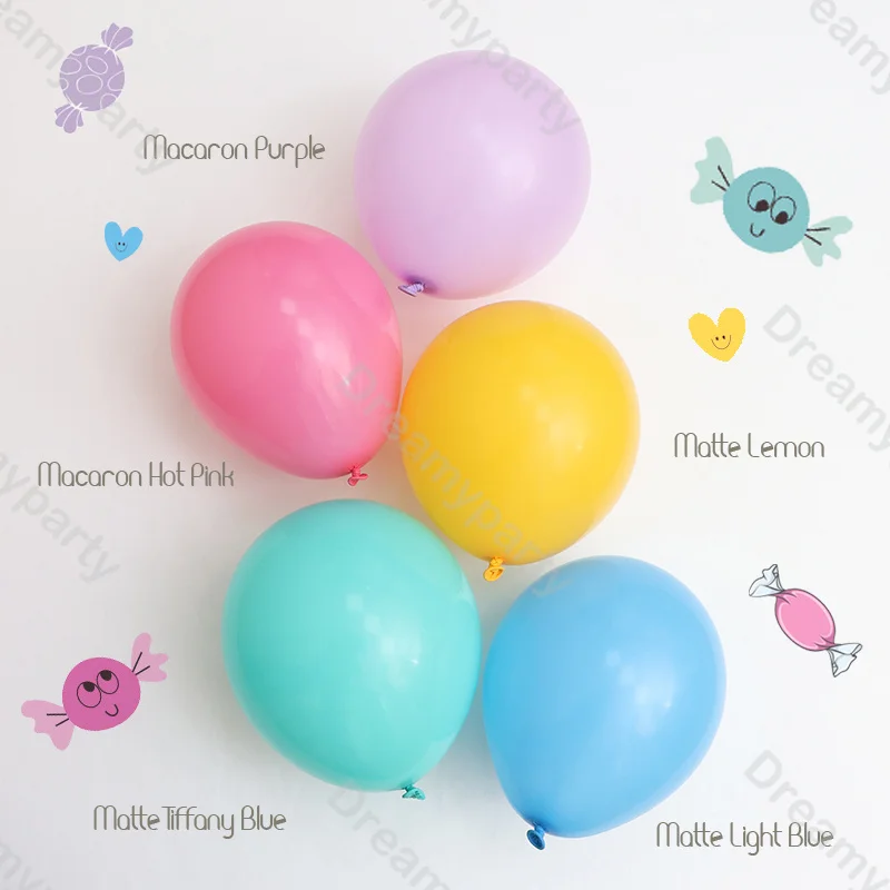 4-16ft DIY Balloon Arch Colorful Latex Balloons Kit Baby Shower Gender Reveal Bridal Wedding Kids Birthday Party Decoration