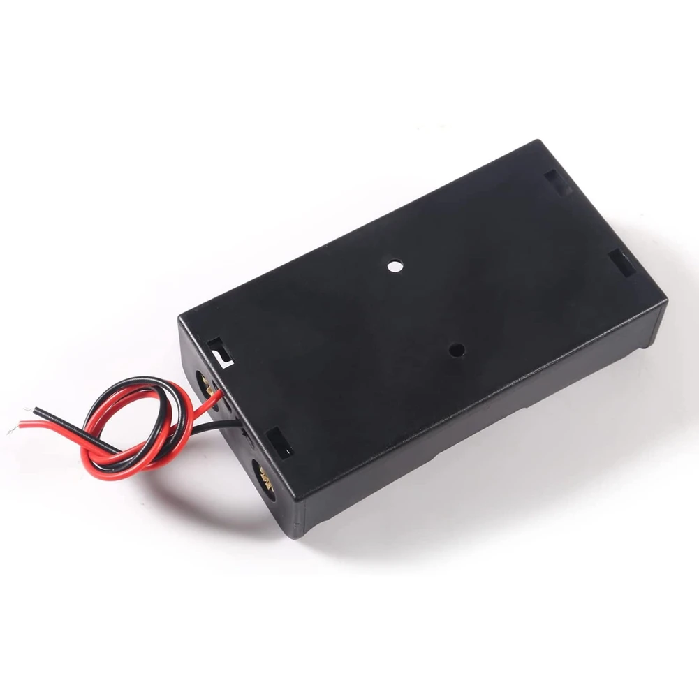 A23E-5 Pcs 3.7V 18650 Battery Holder Housing Plastic Battery Storage Box With Wire Leads ,18650 Battery Housing Spiral Spring