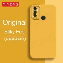 For OPPO A53S Case YIYONG Silky Feel Soft Liquid Silicone Cover For OPPO A53 s A53S A33 A32 Phone Cases