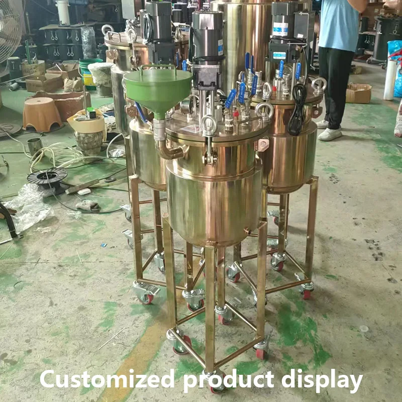 20253Lステンレス鋼圧力容器発酵タンク（ミキサー攪拌機付き）農業産業向け