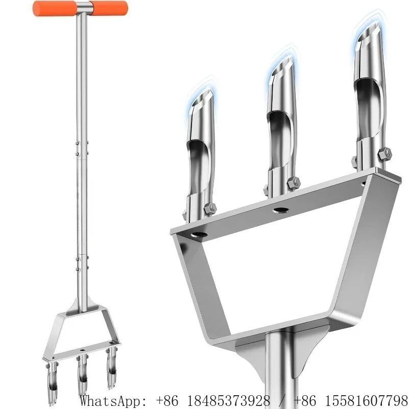 Lawn soil sampler, inflatable tool, loose and compact soil, lawn soil sampler