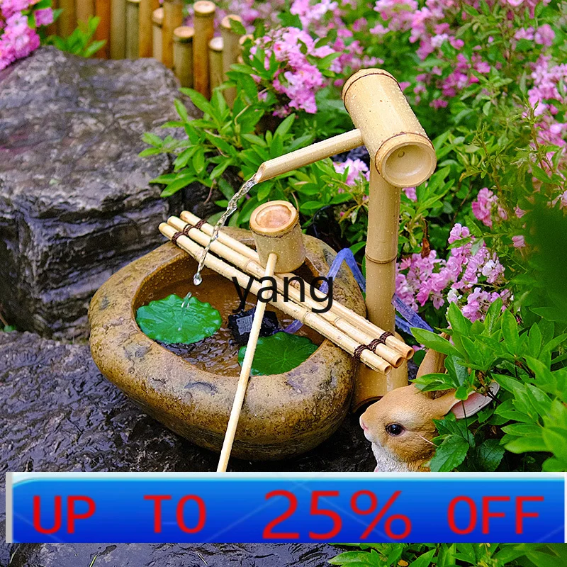 LTT Courtyard Water Flow Garden Balcony Circulation Landscape Design Arrangement