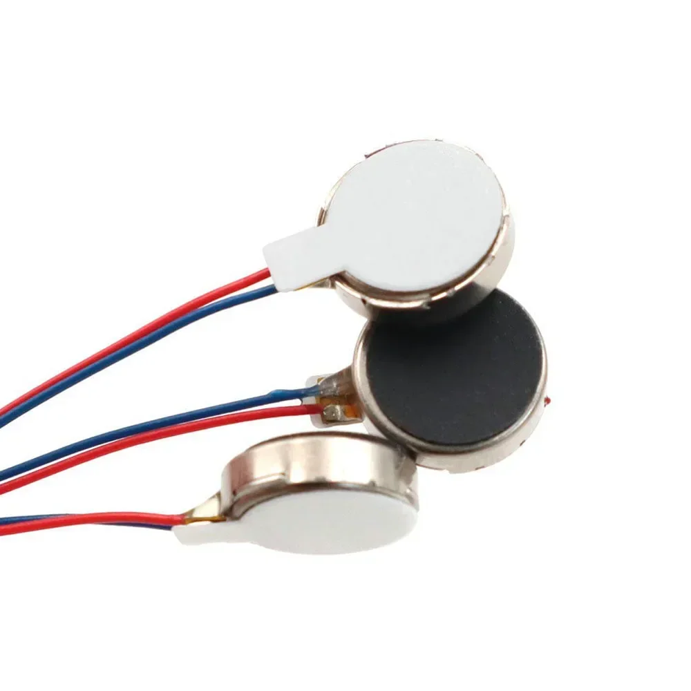 5Pcs Mini Vibration Motor DC 3V 12000rpm 1027 1030 Flat Coin Button-Type Micro DC Vibrating Motor for Mobile Cell Phone Massager