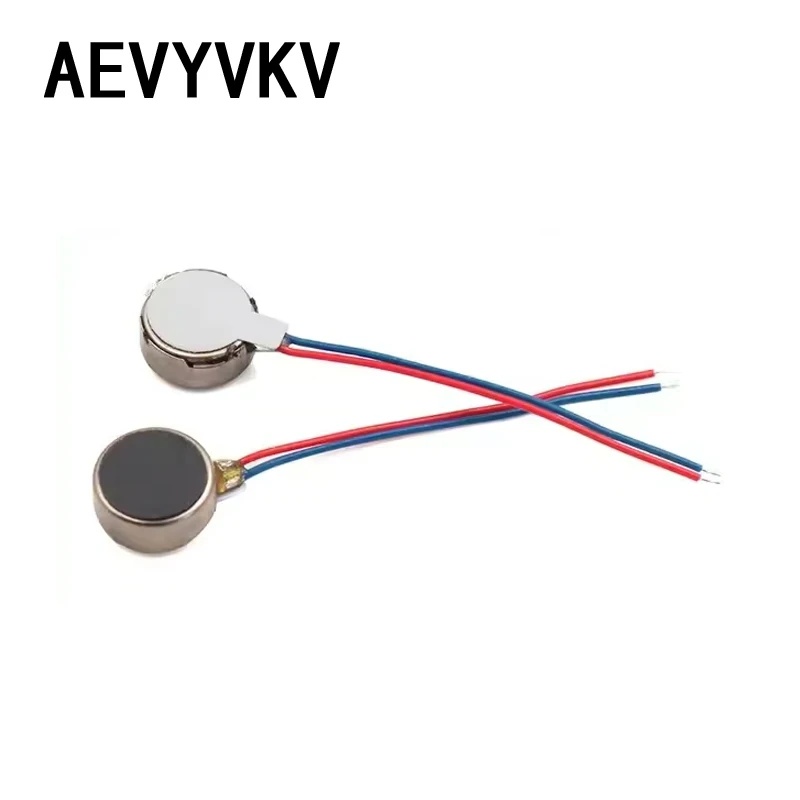 DC 3V 3.7V 8mm/10mm 0820 0827 0834 1027 1030 1034 Round Thin Vibration Motor Button Coin Vibrating Motor Vibrator Phone Massager