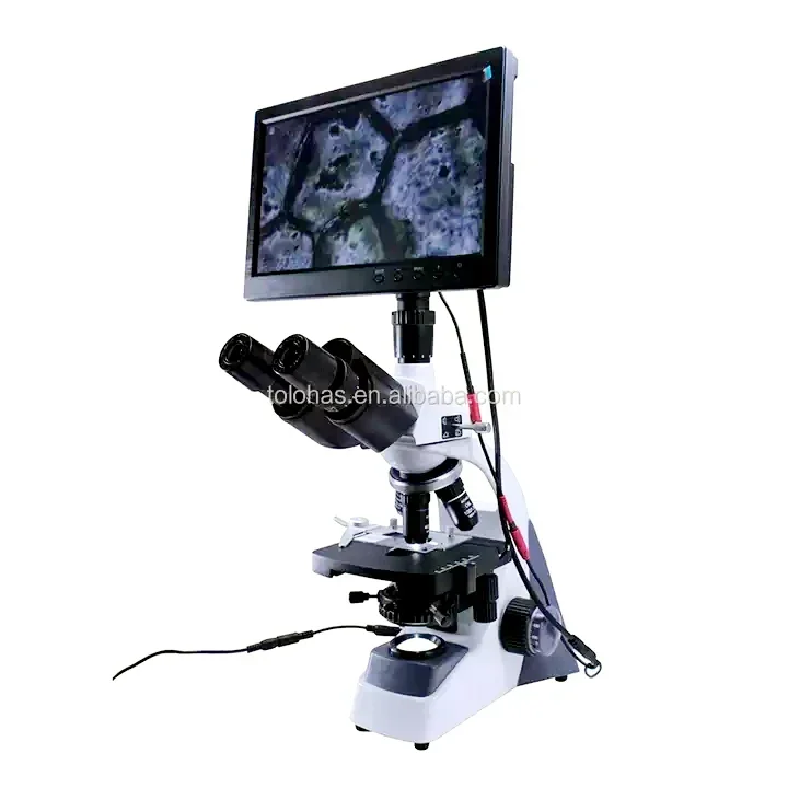 

LHXSP5-10C Lab Hot-selling Digital Microscope Hospital LCD Biological Microscope with Low Price