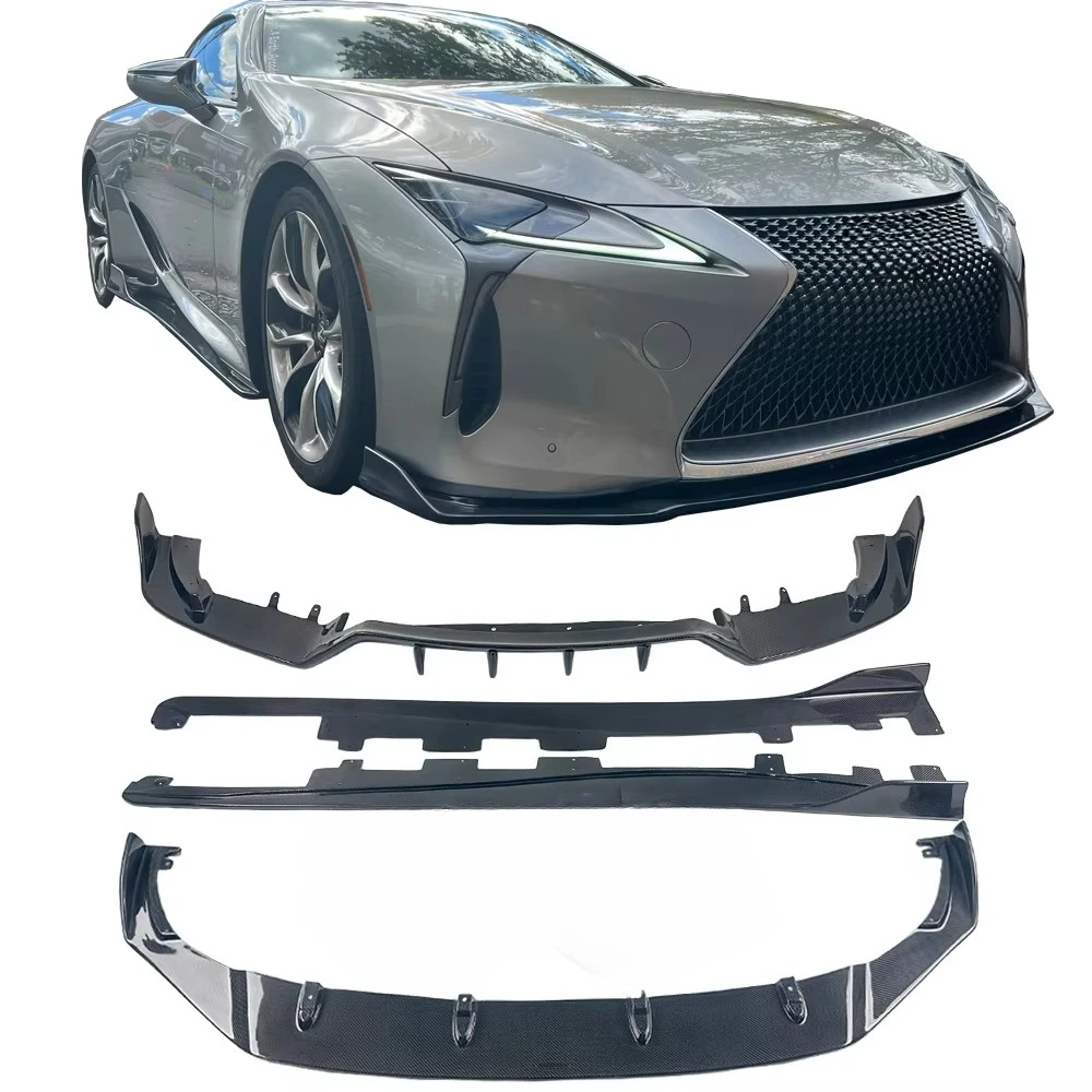 Wholesale Carbon Fiber Body Kit Fit for Lexus Lc500 Lc500h Front Lip Side Skirts Rear Diffuser