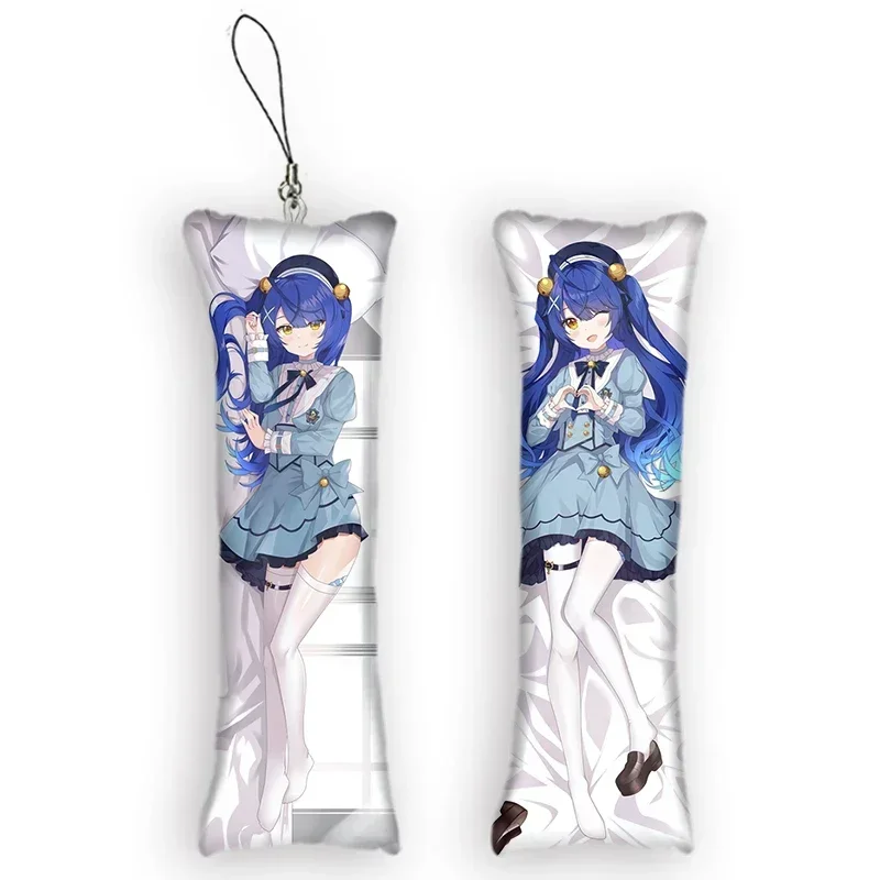 New Pattern Hot Selling Item Cute Vtuber Amamiya Kokoro Keychain Mini Pillow Pendants Phone Strap Ornament Anime Print