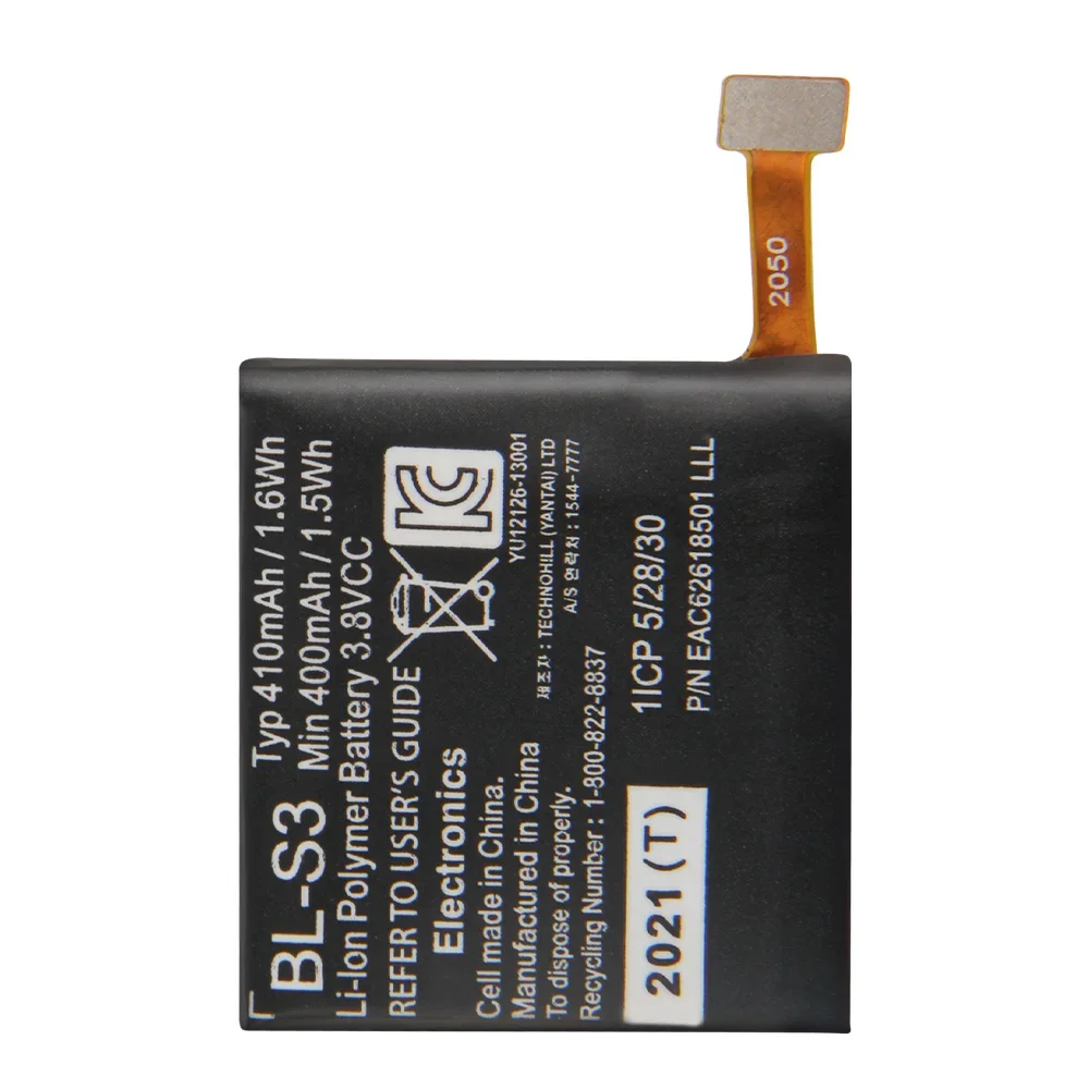 Ban Đầu Thay Thế Pin BL-S3 Cho LG G Watch R W110 W150 Pin Đồng Hồ 410MAh