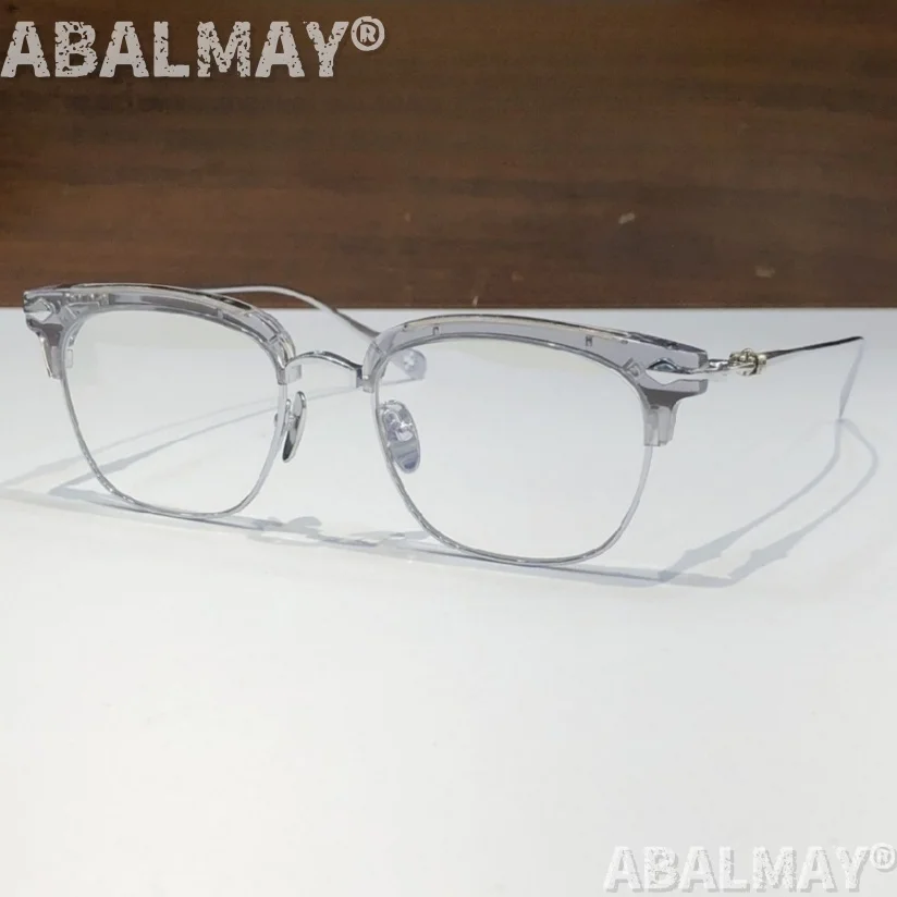 남성과 여성을위한 최고 품질의 디자이너 광학 안경 SLUNTRAPICTION 티타늄 럭셔리 비즈니스 처방 안경 프레임