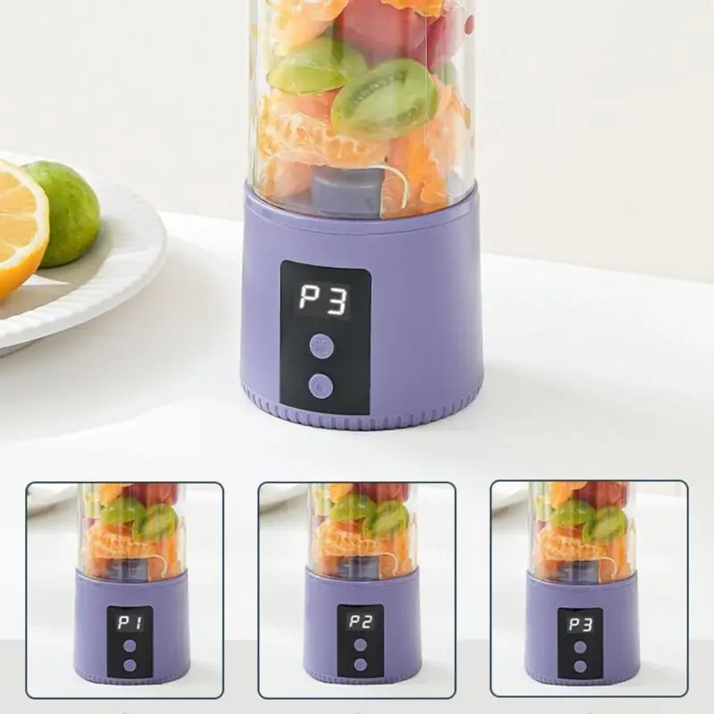 D0AB Multifuntional ABS Juice Maker With 7.4V Motor Technology Plastic Texture Perfect for Apples Bananas Quick