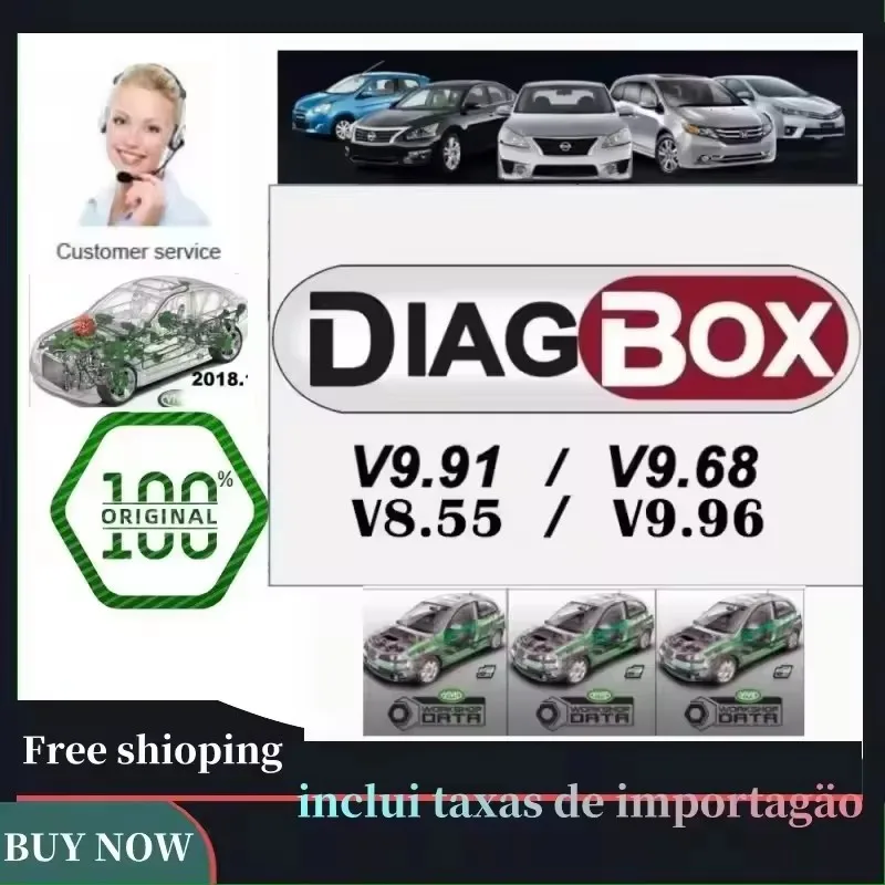 

2025 Новейший V9.96 9.91 8,55 ​ 9.68 Diagbox Автомобильное программное обеспечение для диагностики Многоязычное, полностью работает для Peugeot для Citroen Diagnos
