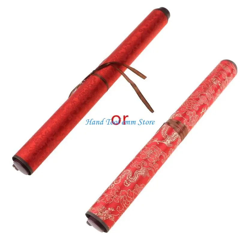 H37F Portable Water Writing Cloth Chinese Scroll Quick Drying Reusable Fabric Cloth Rice Paper for Adult Beginner 4