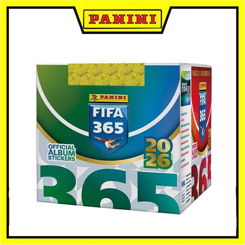 بانيني فيفا 365 2026 ألبوم 1 صندوق 50 عبوة ملصق بطاقة النجوم حزمة مختومة مقتنيات هدايا للأولاد