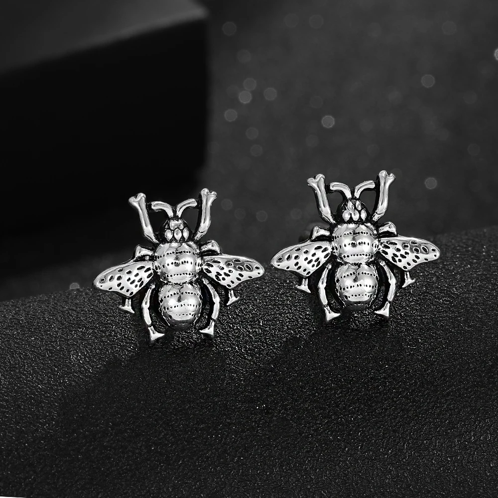 Stolz auf Bienen kollektion Manschetten knöpfe alten Silber goldfarben Insekten gemelos für Mann Jungen Hemd Anzug Schmuck Zubehör – Detail 6