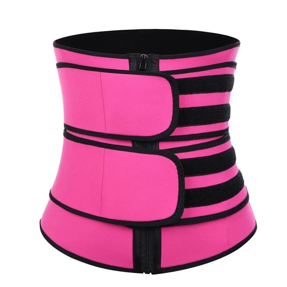 

Abdomen Slimming Body Shaper Tummy Control Multiple Sizes Waist Trainer Corset Zipper Waistbands Fitness Compression Shapewear