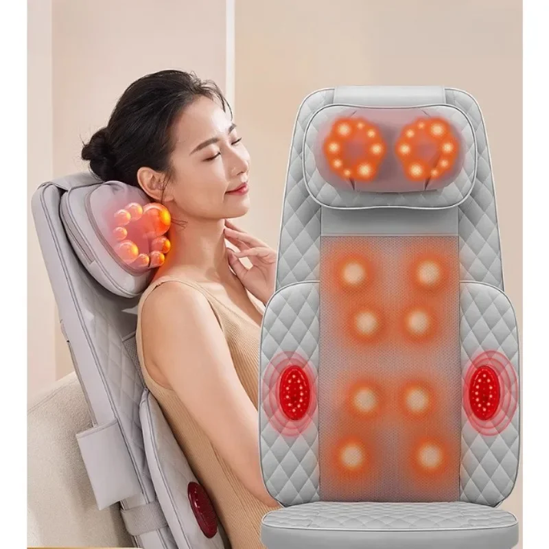 back massager, cervical spine, lumbar back, automatic kneading of the whole body, multi-functional massage chair,