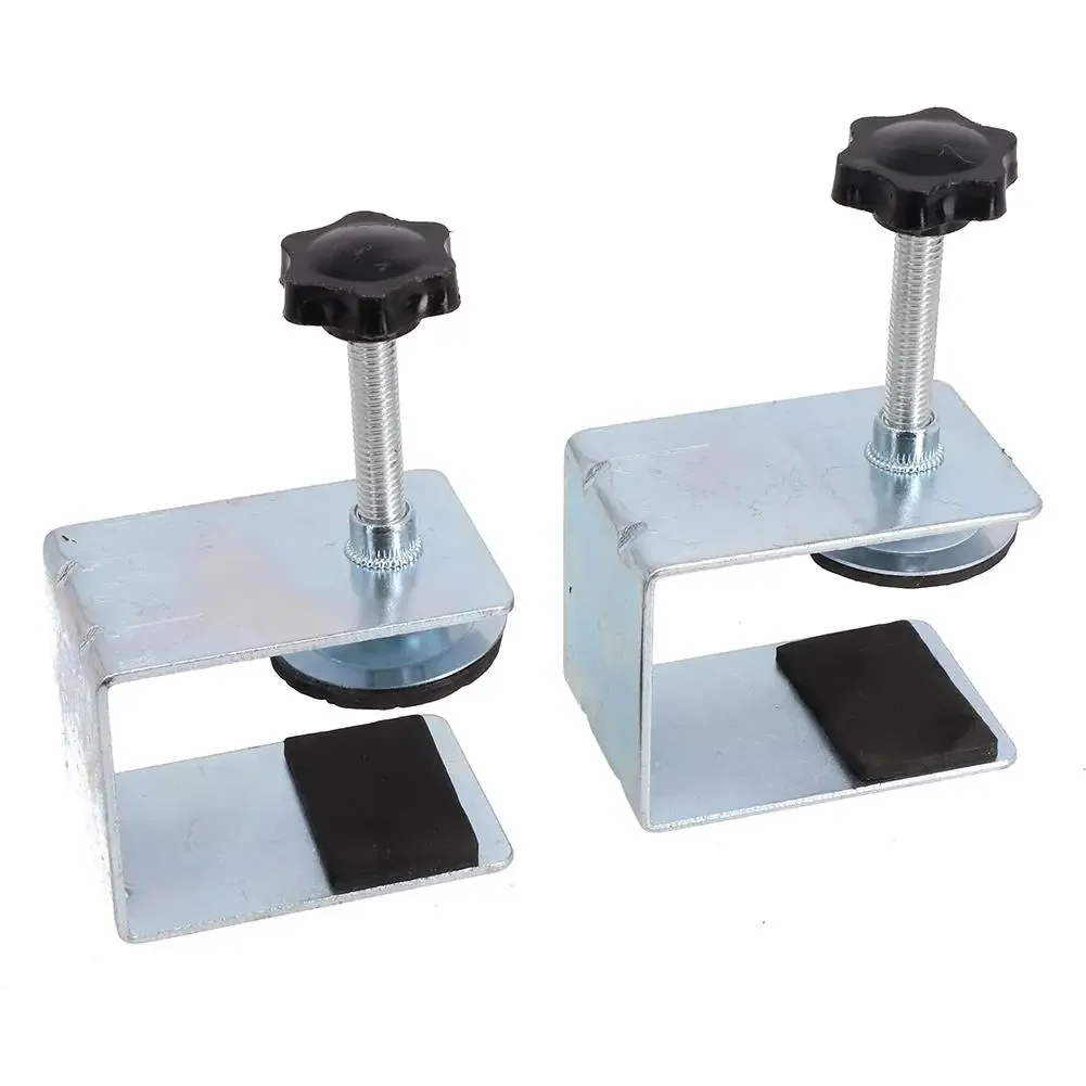Abrazaderas nuevas, herramientas manuales, Clips de montaje, abrazaderas de carpintería de acero inoxidable plateado, instalación frontal de cajón