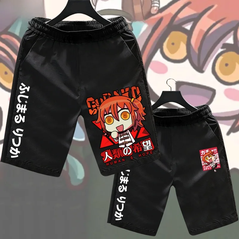 Qui Dry Five-Quarter Men's orts FGO Gudaoli Saber Anime Surroundings mid Waist Casual Trousers Summer Sportswear Polyester