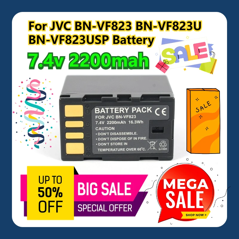 

For JVC BN-VF823 BN-VF823U BN-VF823USP Battery
