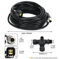 Ya-ma-ha Engine Interface Cable for NMEA 2000 Yacht Network with T-Connector Included (1m; 2m; 5m; 6m;7m) For Lowrance & Simrad