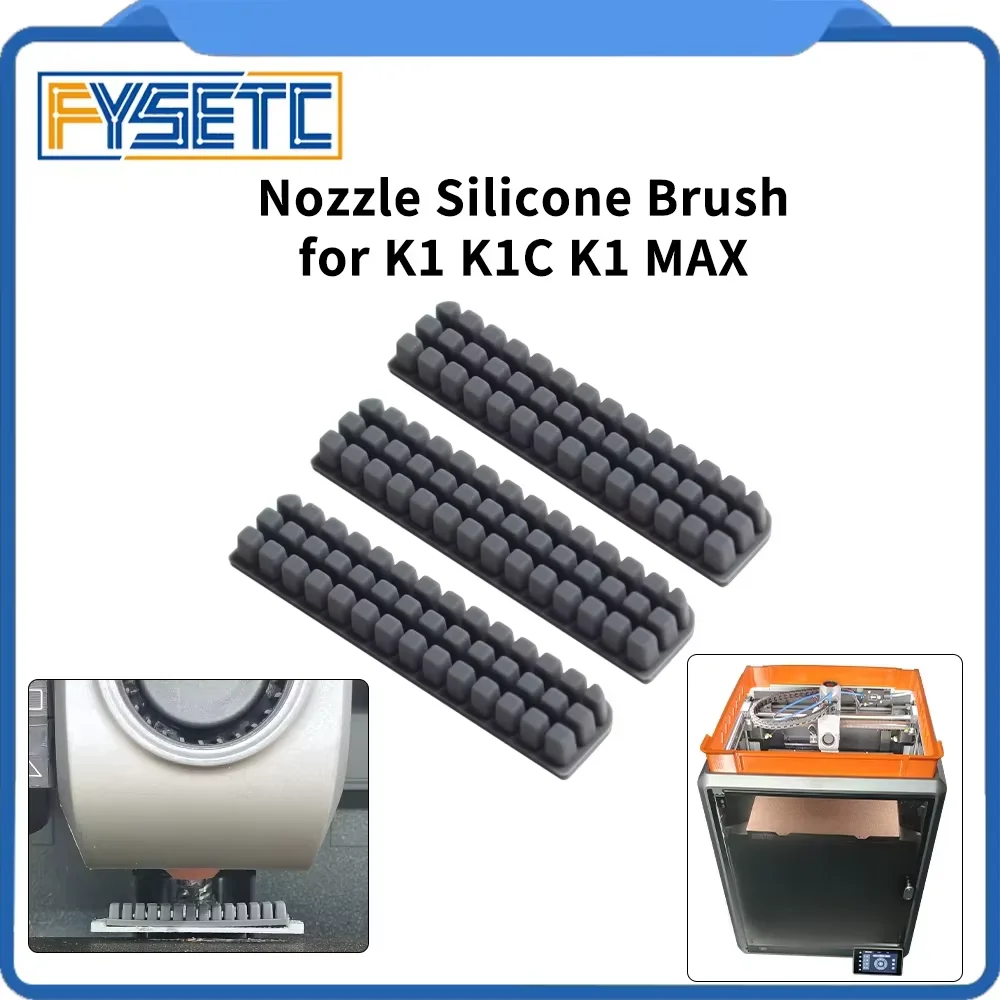 

For Creality K1 K1C K1MAX Nozzle Silicone Brush 3D Printer Nozzle Cleaner Tool for K1 Series 3D Printer