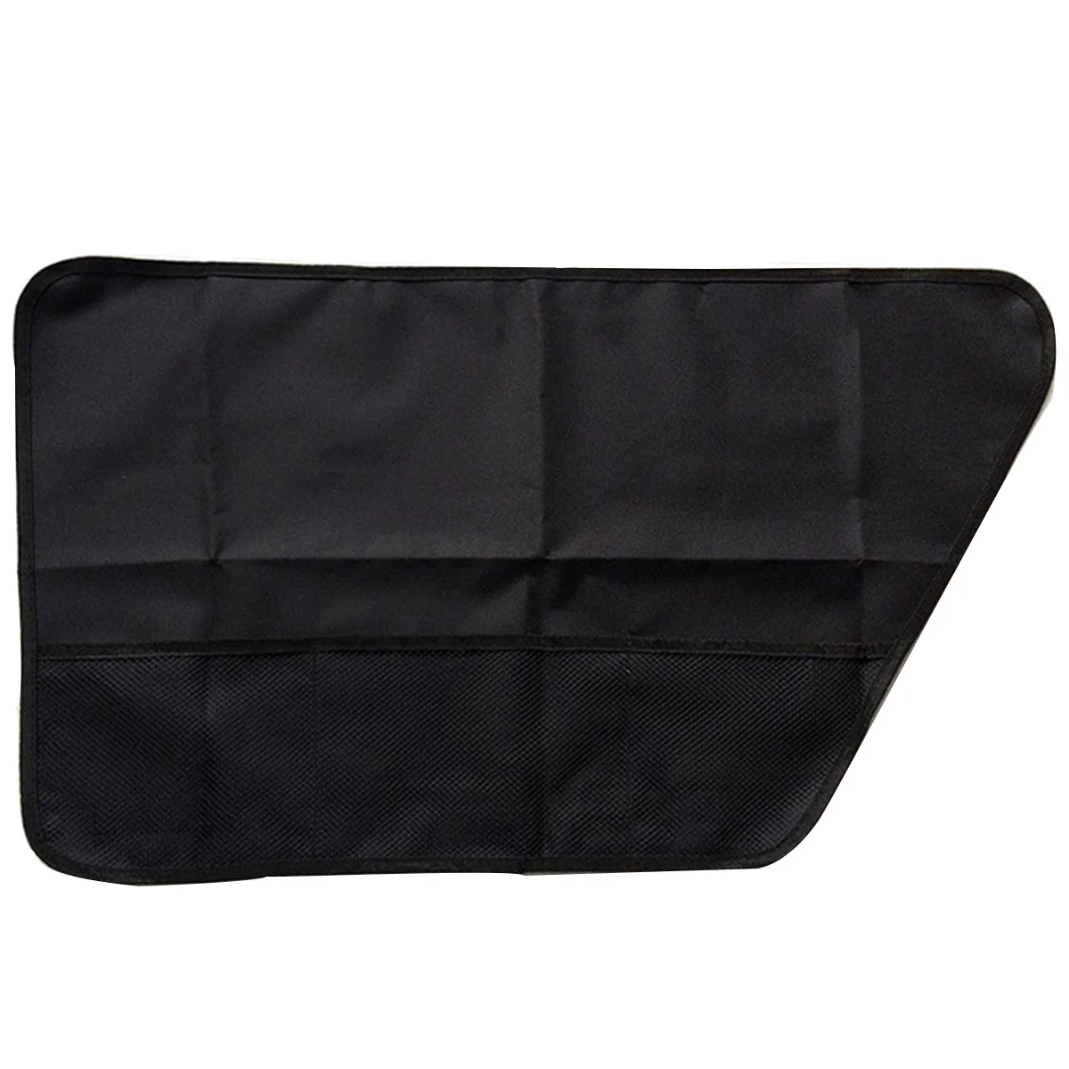 

2Pcs Pet Car Door Cover Universal Large Size Black Door Protector Easy Install Storage Mesh Pocket Prevent Dog Scratches Protect