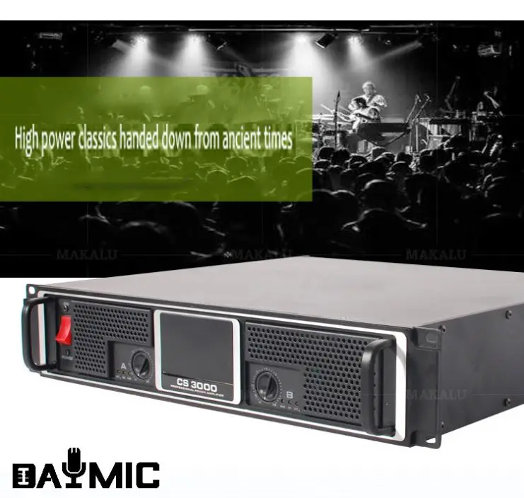 CS3000 Amplifier Module Board 2U 500W*2 Live Sound Audio CS Series Module Subwoofer Mobil 500W Amplifier Module