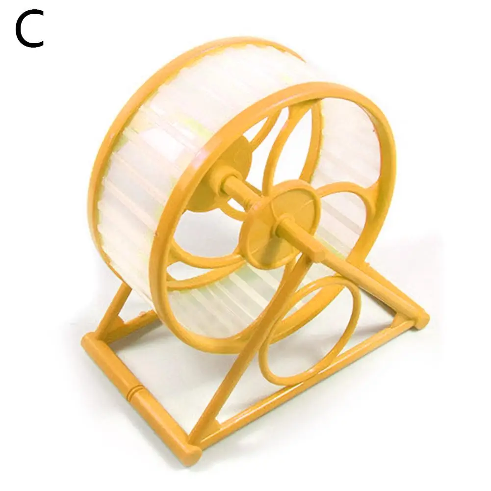 Roda de exercício transparente para animais de estimação pequenos de hamster, rodas giratórias multiuso para hamsters, gerbils e ouriços t8x6