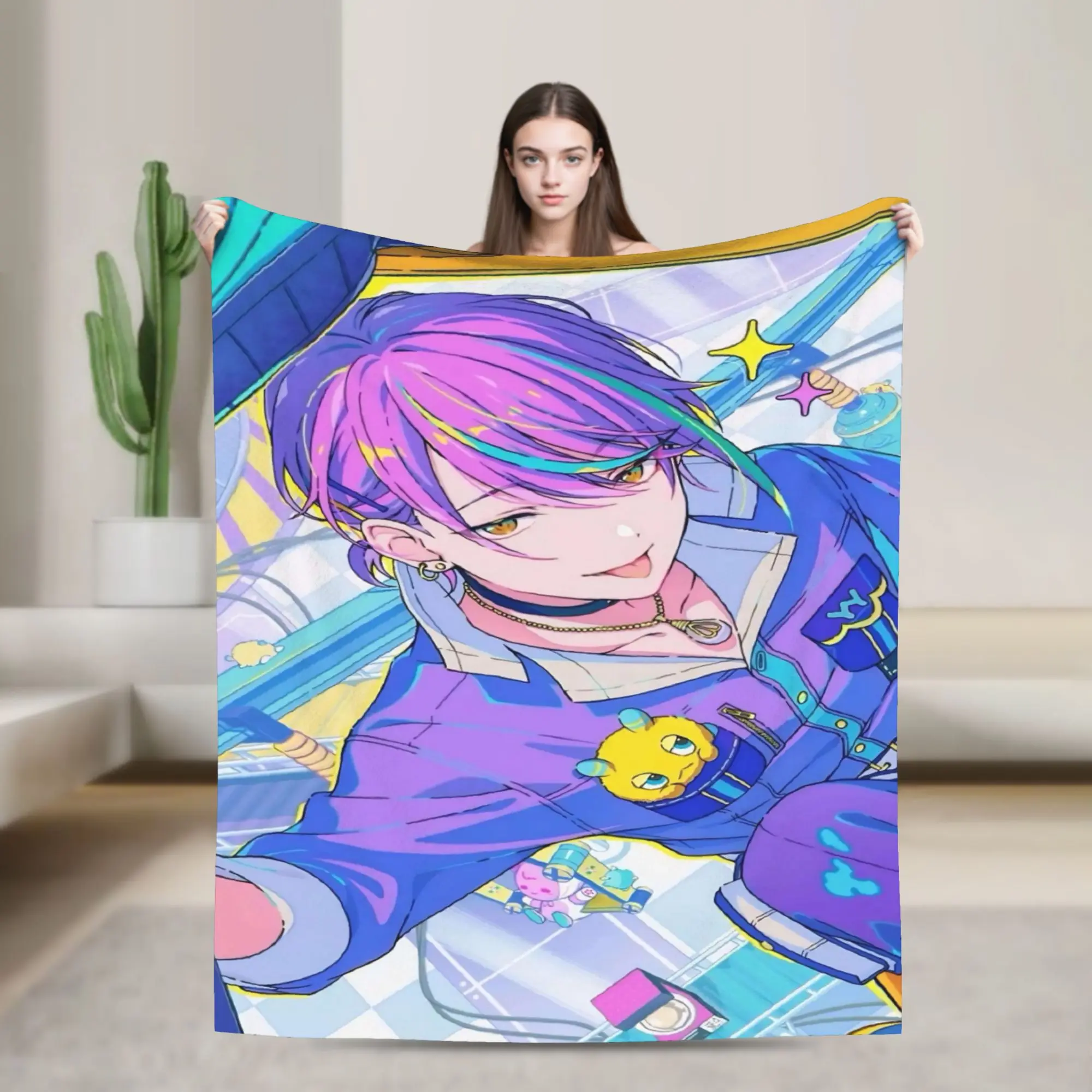 روي ك-كامشيرو بطانية قطيفة الاطفال الكبار الفانيلا رمي بطانية لغرفة المعيشة لينة الدافئة جودة المفرش هدية عيد ميلاد